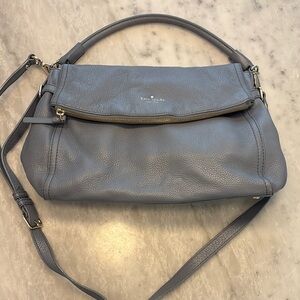 Kate Spade Gray Shoulder Bag with Versatile Design